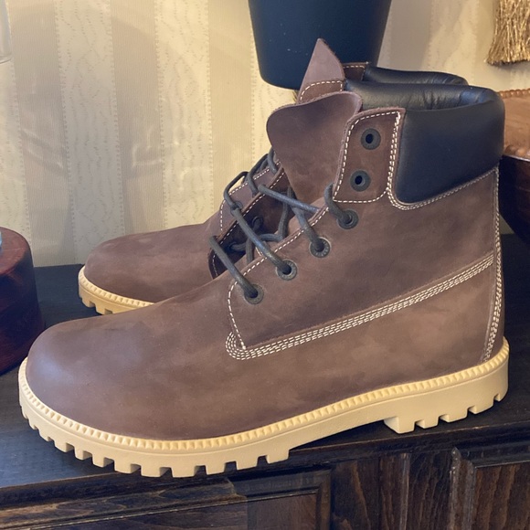 Birkenstock Brown Unisex Lace Up Boots - Slip Resistant - Picture 3 of 15